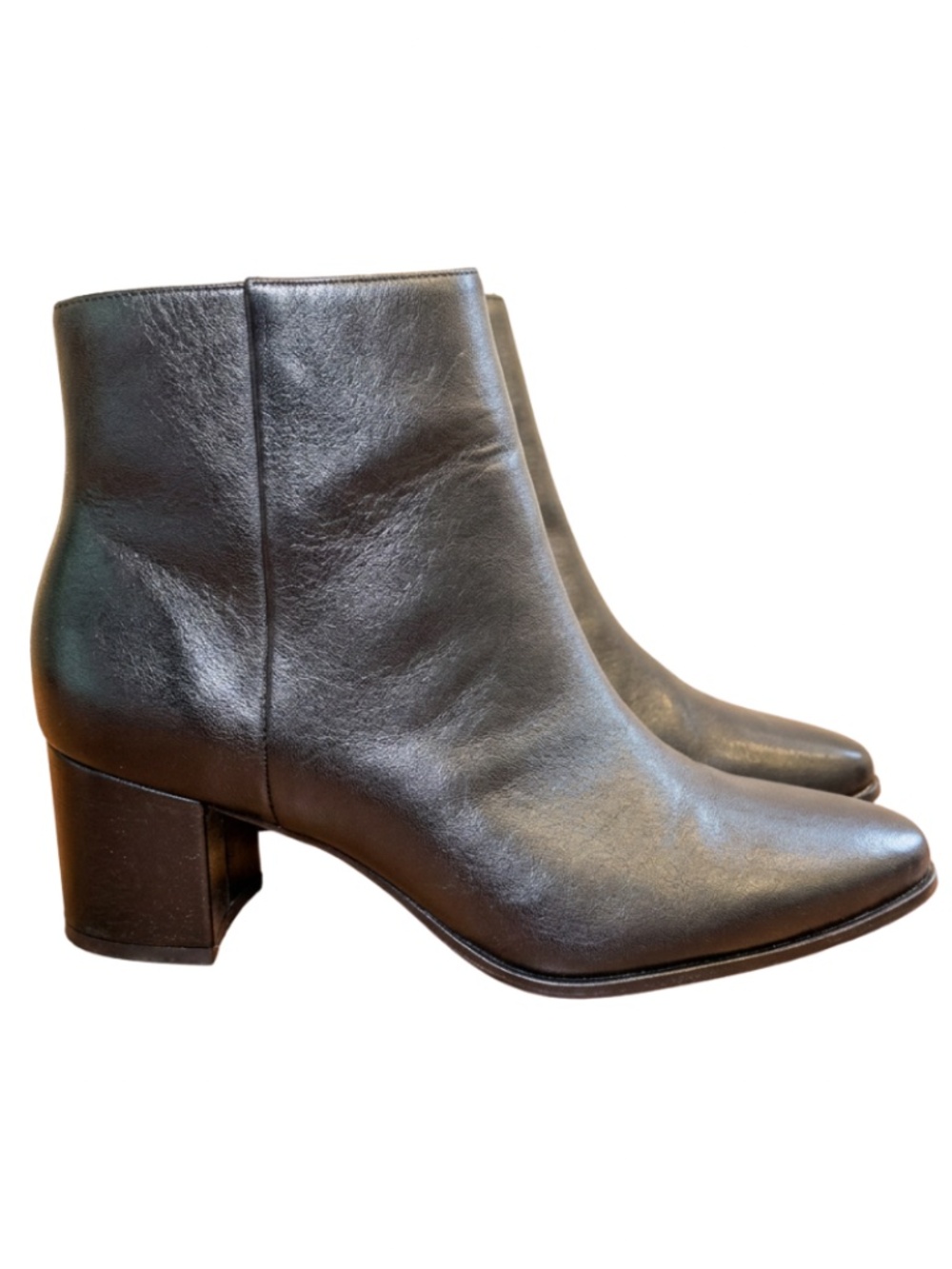 Calvin Klein Black Pointed Toe Bootie Sz 7.5